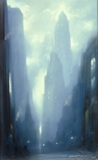 New York di notte da Everett Shinn