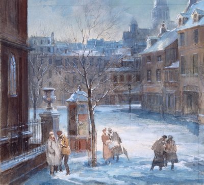 Scena di strada a Parigi da Everett Shinn