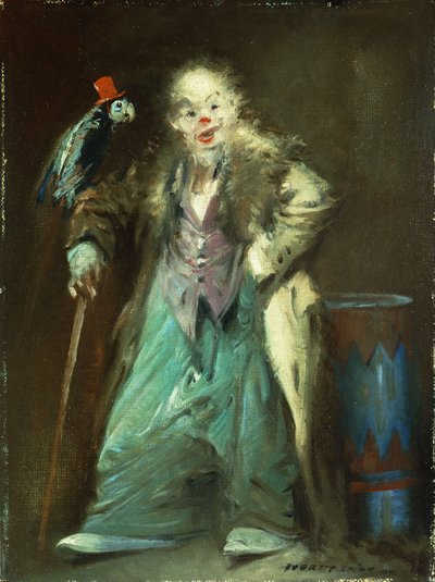 Il clown di Polly da Everett Shinn
