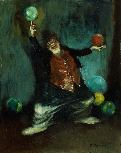 Il clown giocoliere da Everett Shinn