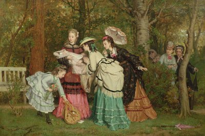 Ammirando il bambino, Anversa 1873 da Evert Jan Boks