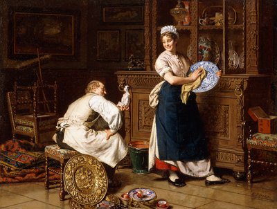 Pulizie di primavera, 1876 da Evert Jan Boks