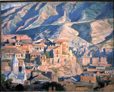 Tbilisi - Veduta di una città del Caucaso da Evgeni Evgenievitch Lanceray