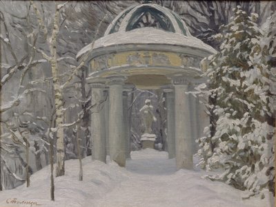 Gazebo presso la tenuta Naydenov, 1923 da Evgeni Ivanovich Stolitsa