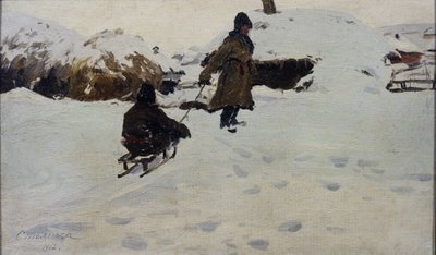 Inverno, 1902 da Evgeni Ivanovich Stolitsa