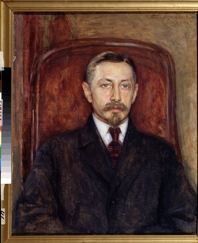 Ritratto dello scrittore Ivan A. Bunin (1870-1953). Dipinto di Evgeni Iosifovich Bukovetsky (1866-1948) da Evgeniy Iosipovich Bukovetsky
