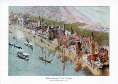 Vecchia Parigi, Esposizione Universale di Parigi, 1889, 1900 da Ewald Thiel