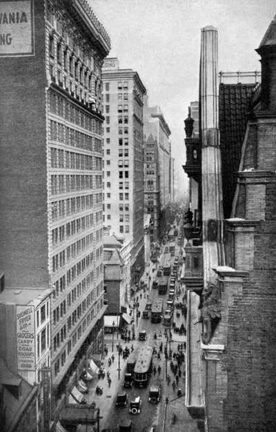 Chestnut Street, Philadelphia, Pennsylvania, USA, c1930s da Ewing Galloway
