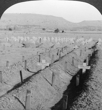 Cimitero di Intombi, Ladysmith, Natal, Sudafrica da Excelsior Stereoscopic Tours