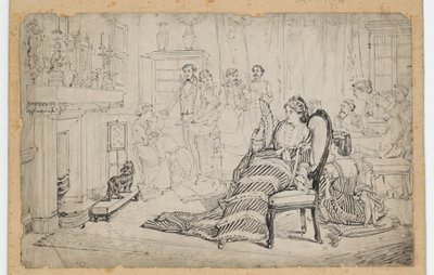 Penitenze, 1880 da Eyre Crowe