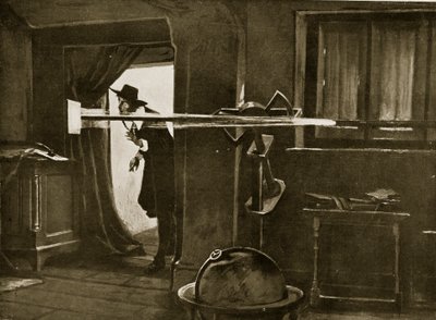 Jeremiah Horrocks nel suo osservatorio, illustrazione da 