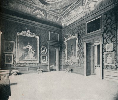 Il Salotto della Regina Carolina, a Kensington Palace, c1899, 1901 da Eyre and Spottiswoode