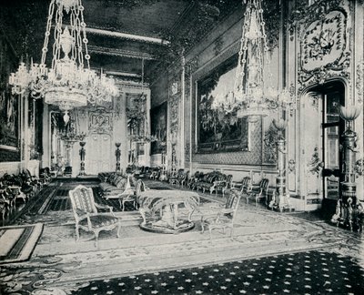 La grande sala di ricevimento, Castello di Windsor, c1899, 1901 da Eyre and Spottiswoode