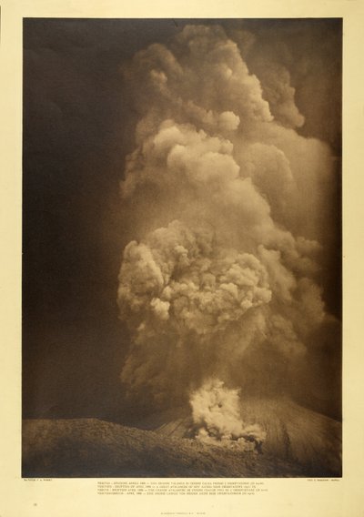Vesuvio - Una grande valanga di ceneri calde vicino all
