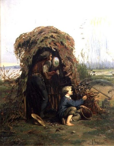 Cattura degli uccelli da F.L.D. Bocion