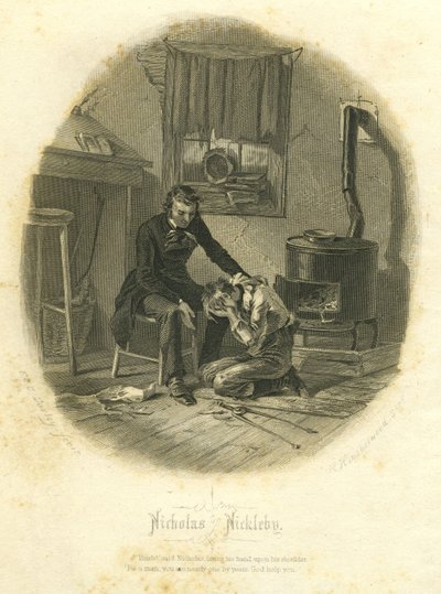 Nicholas Nickleby: Nicholas e Smike, 1867 da F.O.C. and McRae, C. John Darley