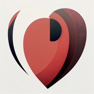 Un cuore rosso che simboleggia l