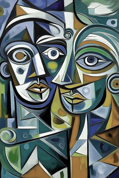 Ritratto figurativo, pittura espressiva contemporanea da F. Abderrahim