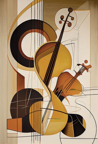 Musica astratta, un violino da F. Abderrahim