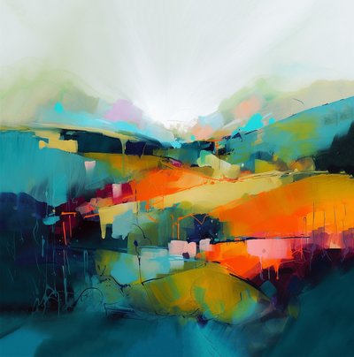 Paesaggio astratto moderno da F. Abderrahim
