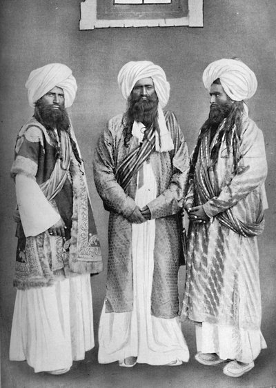 Tre capi Balochi da F. Bremner