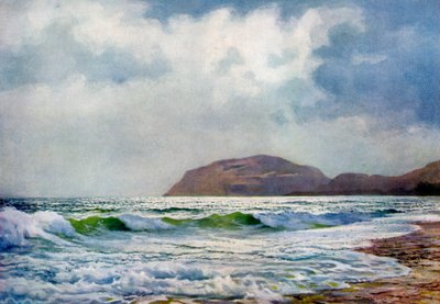 Una giornata tempestosa vicino a Llandudno, Galles, 1924-1926 da F. C. Varley