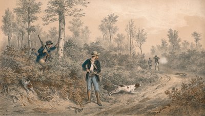 Chasses a Tir, Battue en Forêt da F Grenier