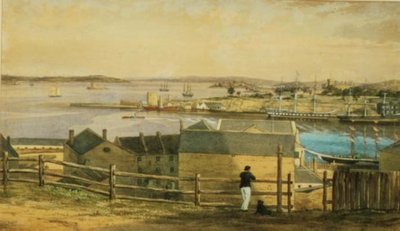 Circular Quay, Sydney, c.1870 da F. Halsted