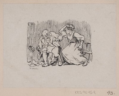 Illustrazione per "Askeladden che Ottenne la Principessa per Sposarsi" da F. Hendriksen
