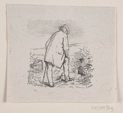 Illustrazione per "De sidste timer", poesia di H. J. Greensteen da F. Hendriksen