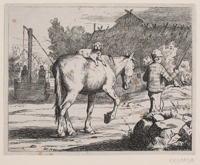 Illustrazione di una poesia di P. Hansen da F. Hendriksen