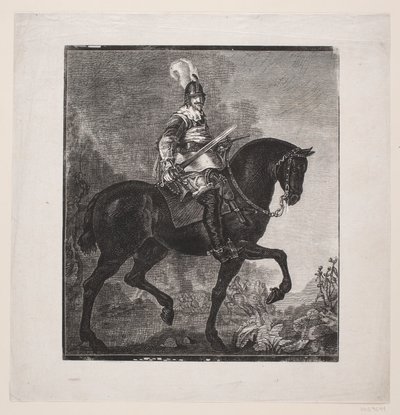 Karel van Mander: Christian IV a cavallo da F. Hendriksen
