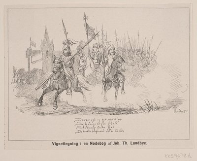 Vignetta in un libro di note da F. Hendriksen