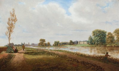 Syon House dal Tamigi da F. Holt