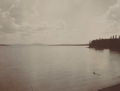 Lago Yellowstone, anni 1880 da F. Jay Haynes