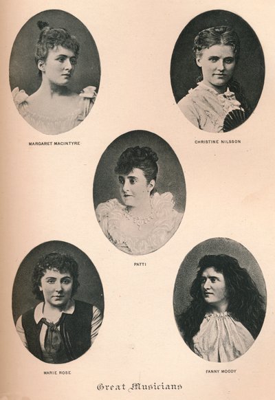 Grandi musicisti - Tavola XII, c1890, 1895 da F. Jenkins Heliog
