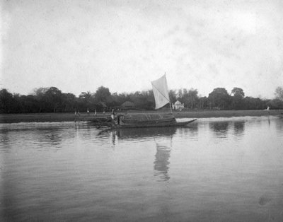 Fiume Hooghly, Alipore, India, 1905-1906 da F. L. Peters