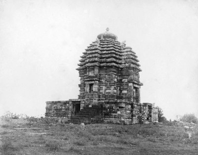 Tempio di Lingaraj, Bhubaneswar, Orissa, India da F. L. Peters