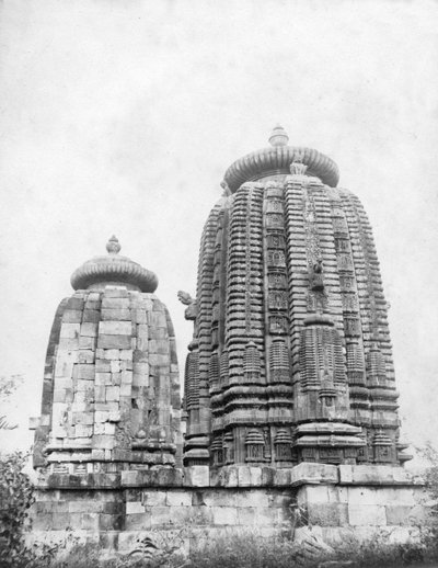 Tempio di Lingaraj, Bhubaneswar, Orissa, India, 1905-1906 da F. L. Peters