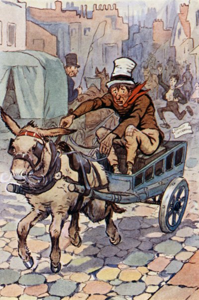 Illustrazione per David Copperfield (litografia a colori) da F. M. B. Blaikie