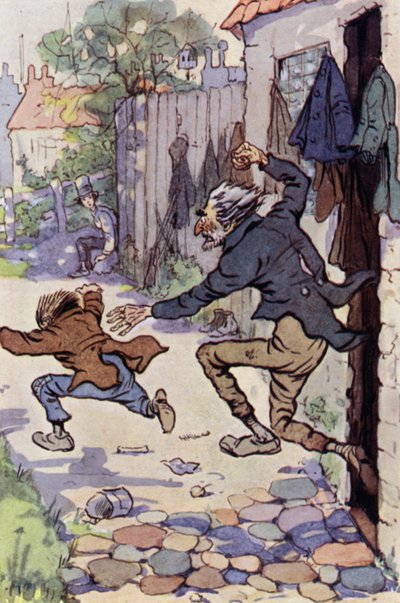 Illustrazione per David Copperfield (litografia a colori) da F. M. B. Blaikie