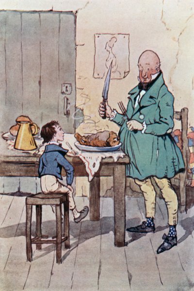 Illustrazione per David Copperfield da F. M. B. Blaikie