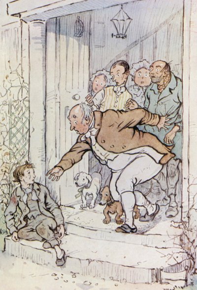 Illustrazione per Oliver Twist da F. M. B. Blaikie