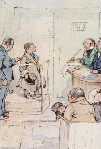 Illustrazione per Oliver Twist da F. M. B. Blaikie