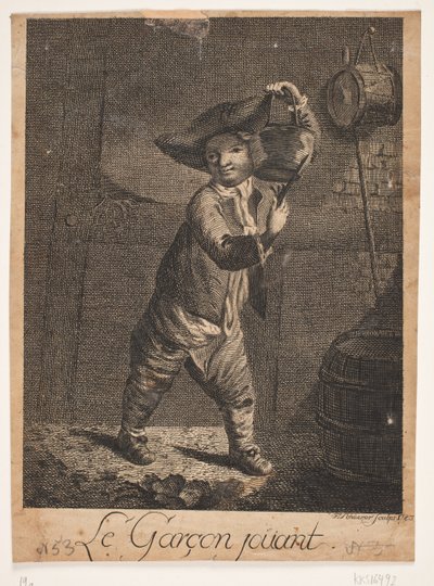 Le Garçon Jouant da F. Schüerer