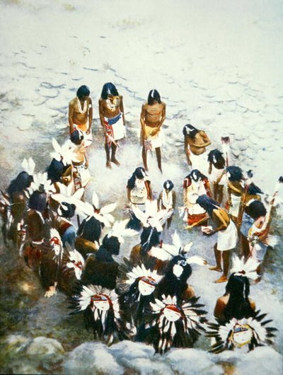 Cerimonia Lenya, Walpi Pueblo, c.1900 da F. Seth