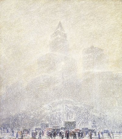 Luce eterna, Madison Square, inverno da F. Usher de Voll