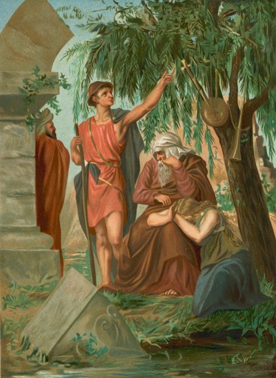 Ebrei prigionieri a Babilonia da F. Xumetra