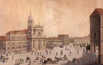 Piazza Hybern, Praga da F. and Heger, P. Heger