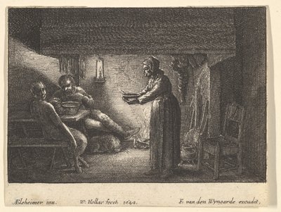 Il Satiro e il Contadino da F van den Wyngarde